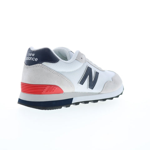 New Balance 515 XML515RC3 Mens White Suede Lifestyle Sneakers Shoes