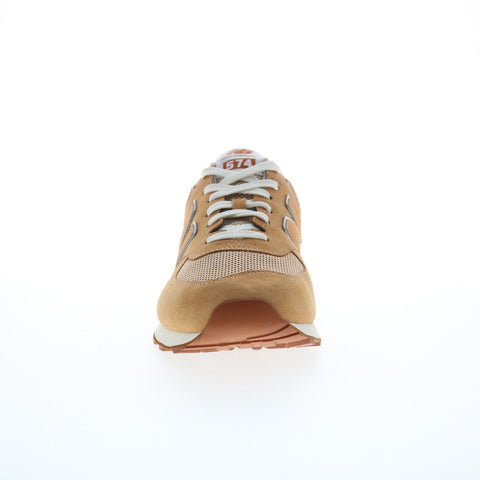 New Balance 574 XML574BT2 Mens Brown Suede Lifestyle Sneakers Shoes