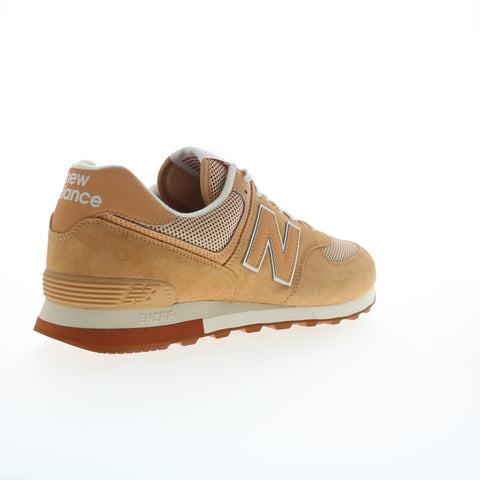 New Balance 574 XML574BT2 Mens Brown Suede Lifestyle Sneakers Shoes