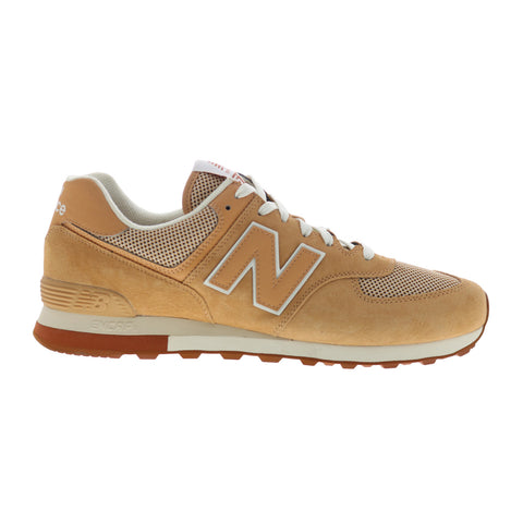 New Balance 574 XML574BT2 Mens Brown Suede Lifestyle Sneakers Shoes