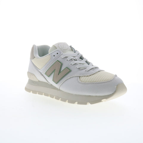 New Balance 574 XML574DFS Mens Gray Mesh Lace Up Lifestyle Sneakers Shoes