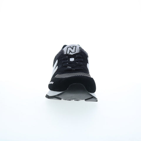 New Balance 574 XML574DGO Mens Black Suede Lifestyle Sneakers Shoes