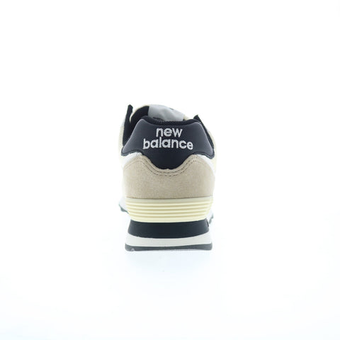 New Balance 574 XML574DW Mens Beige Suede Lifestyle Sneakers Shoes