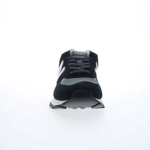New Balance 574 XML574DZB Mens Black Suede Lifestyle Sneakers Shoes