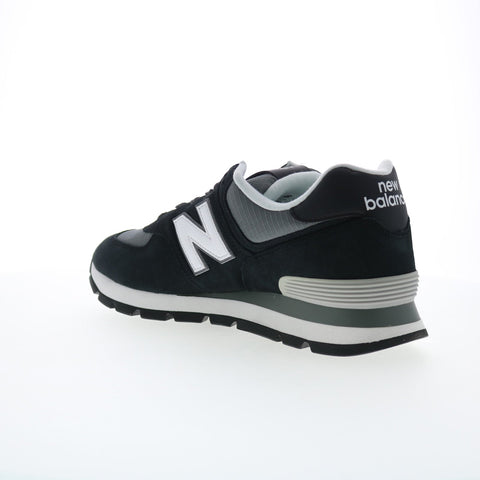 New Balance 574 XML574DZB Mens Black Suede Lifestyle Sneakers Shoes