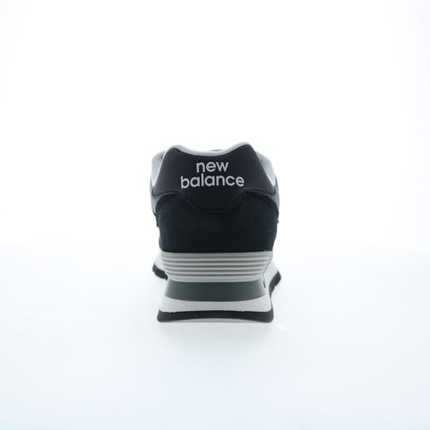 New Balance 574 XML574DZB Mens Black Suede Lifestyle Sneakers Shoes
