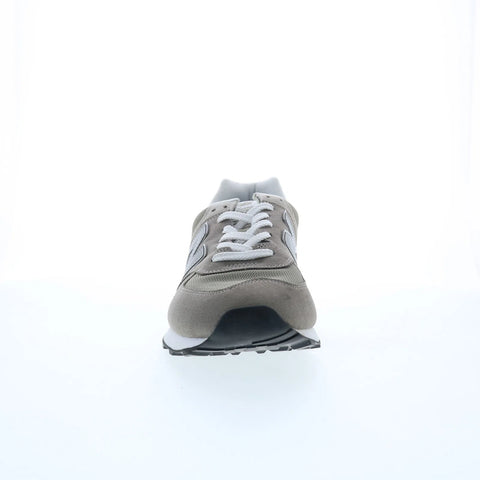 New Balance 574 XML574EGG Mens Gray Suede Lifestyle Sneakers Shoes