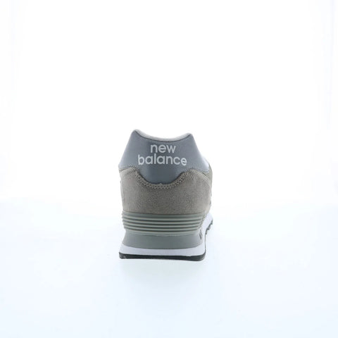 New Balance 574 XML574EGG Mens Gray Suede Lifestyle Sneakers Shoes