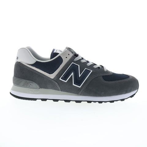 New Balance 574 XML574EI2 Mens Gray Suede Lifestyle Sneakers Shoes