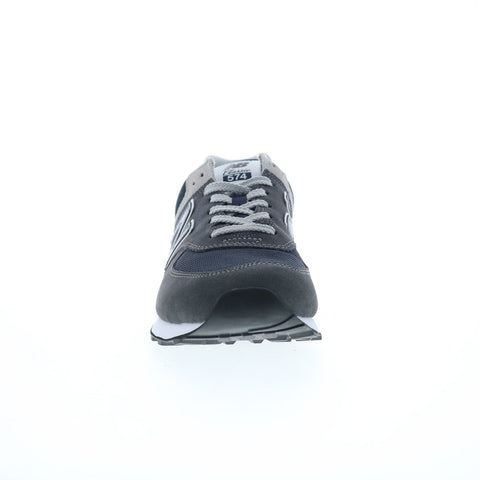New Balance 574 XML574EI2 Mens Gray Suede Lifestyle Sneakers Shoes