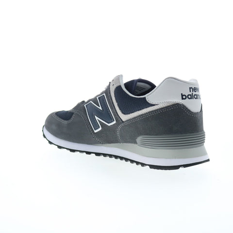 New Balance 574 XML574EI2 Mens Gray Suede Lifestyle Sneakers Shoes