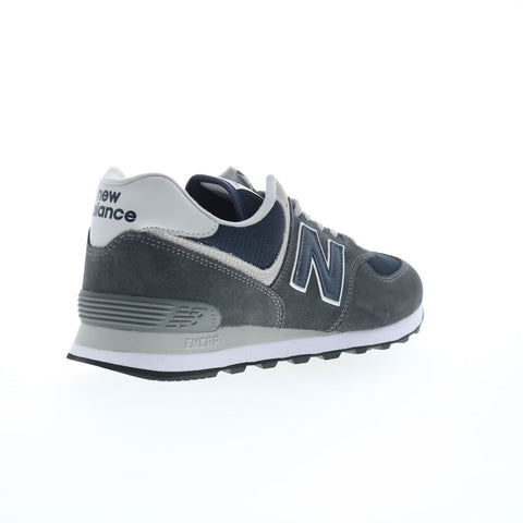 New Balance 574 XML574EI2 Mens Gray Suede Lifestyle Sneakers Shoes