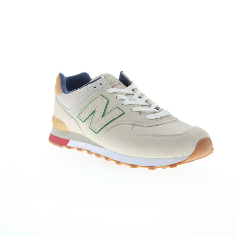New Balance 574 XML574GE2 Mens Gray Suede Lifestyle Sneakers Shoes