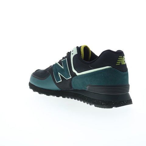 New Balance 574 XML574OMC Mens Black Suede Lifestyle  Sneakers Shoes