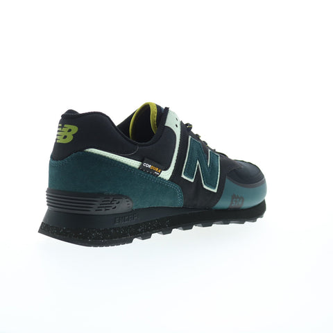 New Balance 574 XML574OMC Mens Black Suede Lifestyle  Sneakers Shoes