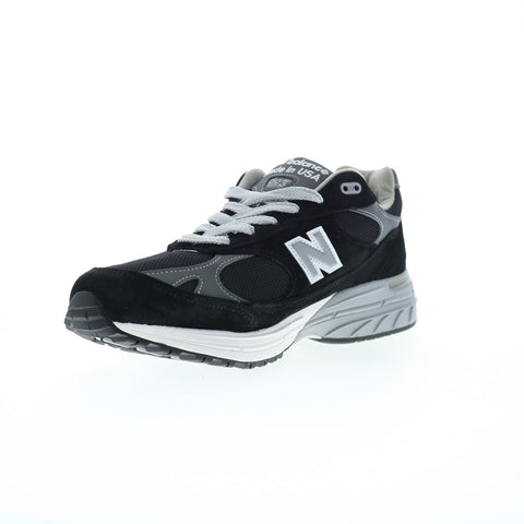 New Balance 993 XMR993BK Mens Black Suede Lifestyle Sneakers Shoes