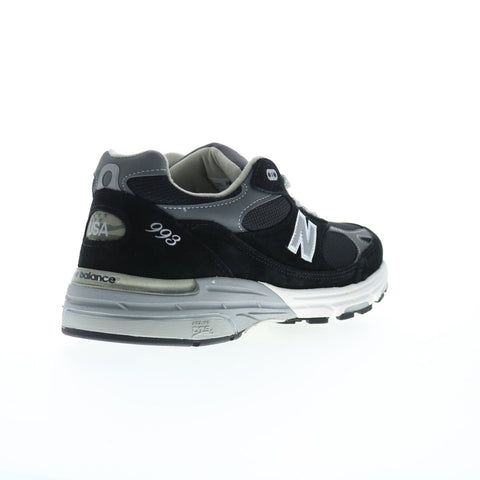 New Balance 993 XMR993BK Mens Black Suede Lifestyle Sneakers Shoes