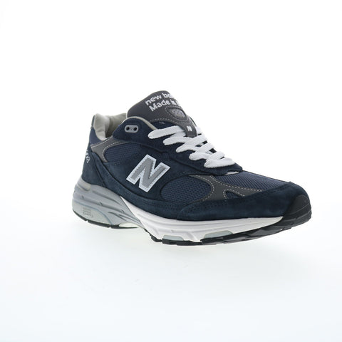 New Balance 993 XMR993NV Mens Blue Wide Suede Lifestyle Sneakers Shoes