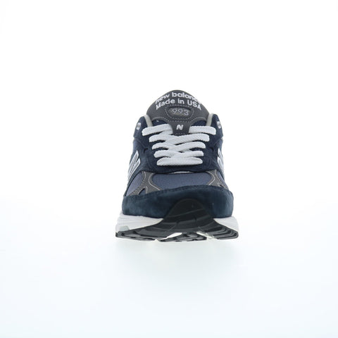 New Balance 993 XMR993NV Mens Blue Wide Suede Lifestyle Sneakers Shoes