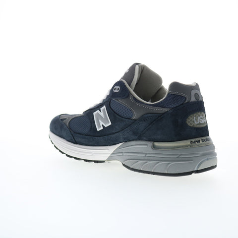 New Balance 993 XMR993NV Mens Blue Wide Suede Lifestyle Sneakers Shoes