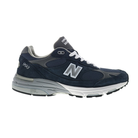 New Balance 993 XMR993NV Mens Blue Wide Suede Lifestyle Sneakers Shoes