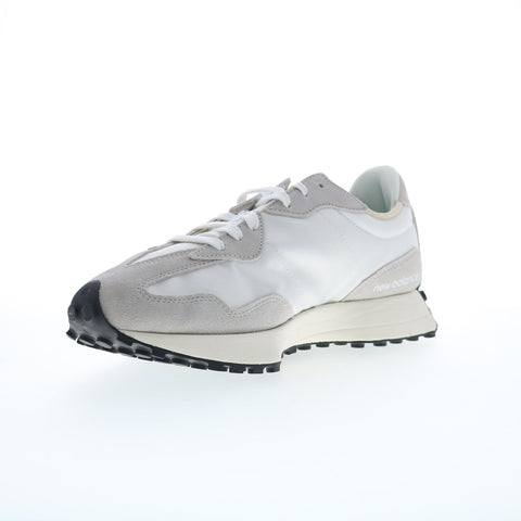 New Balance 327 XMS327FE Mens Gray Suede Lace Up Lifestyle Sneakers Shoes