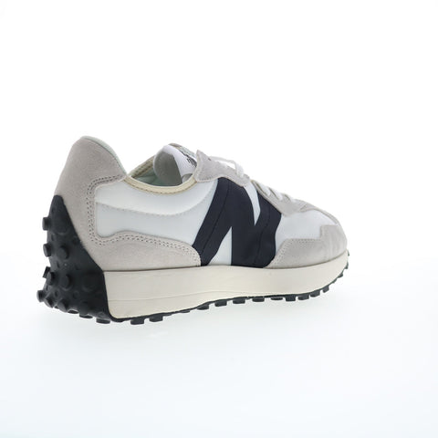 New Balance 327 XMS327FE Mens Gray Suede Lace Up Lifestyle Sneakers Shoes