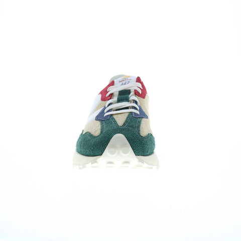 New Balance 327 XMS327FH Mens Beige Suede Lifestyle Sneakers Shoes