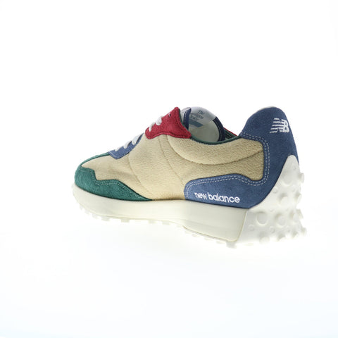 New Balance 327 XMS327FH Mens Beige Suede Lifestyle Sneakers Shoes