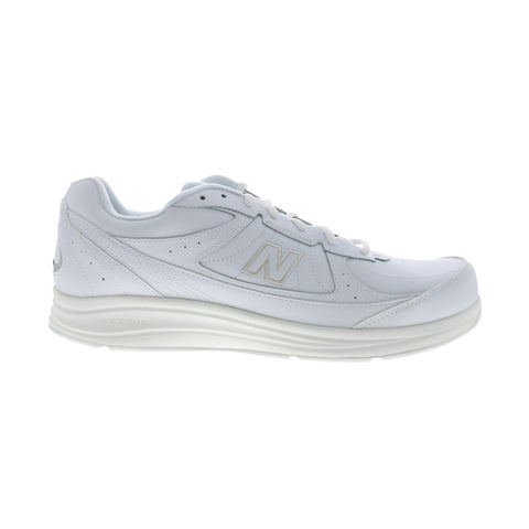 New Balance 577 XMW577WT Mens White Wide Leather Lifestyle Sneakers Shoes