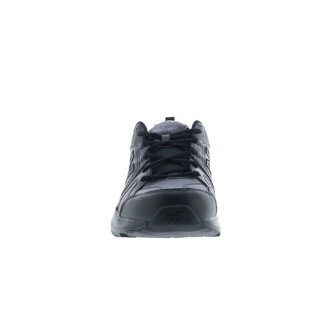 New Balance 608V5 XMX608AB5 Mens Black Wide Leather Lifestyle Sneakers Shoes
