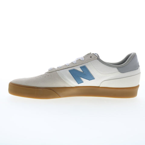 New Balance 272 XNM272RUP Mens White Suede Lifestyle Sneakers Shoes