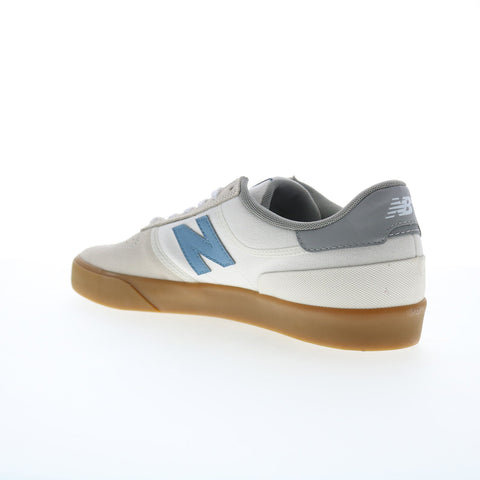 New Balance 272 XNM272RUP Mens White Suede Lifestyle Sneakers Shoes