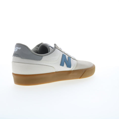 New Balance 272 XNM272RUP Mens White Suede Lifestyle Sneakers Shoes