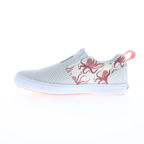Xtratuf Salmon Sisters Sharkbyte Slip Resistant Womens White Sneakers Shoes