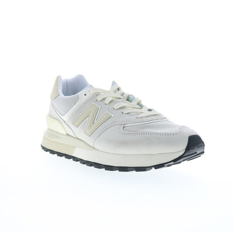 New Balance 574 XU574LGE1 Mens Gray Suede Lifestyle Sneakers Shoes