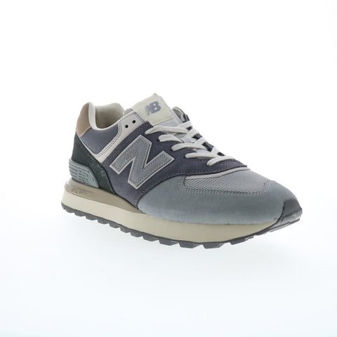 New Balance 574 XU574LGG2 Mens Gray Suede Lifestyle Sneakers Shoes