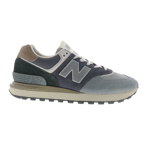 New Balance 574 XU574LGG2 Mens Gray Suede Lifestyle Sneakers Shoes