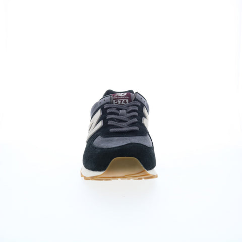 New Balance 574 XU574NBG Mens Blue Suede Lifestyle Sneakers Shoes