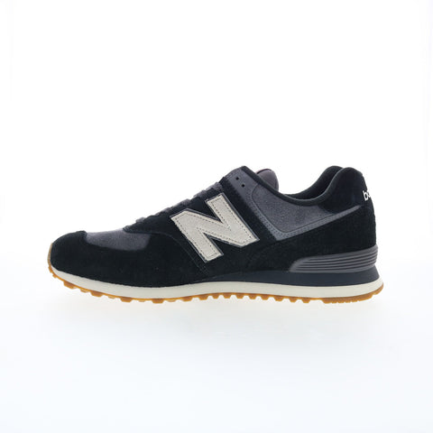 New Balance 574 XU574NBG Mens Blue Suede Lifestyle Sneakers Shoes