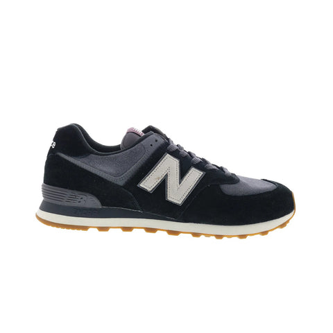 New Balance 574 XU574NBG Mens Blue Suede Lifestyle Sneakers Shoes