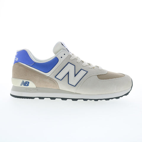 New Balance 574 XU574UY2 Mens Gray Suede Lace Up Lifestyle Sneakers Shoes