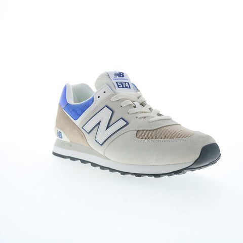 New Balance 574 XU574UY2 Mens Gray Suede Lace Up Lifestyle Sneakers Shoes