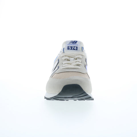 New Balance 574 XU574UY2 Mens Gray Suede Lace Up Lifestyle Sneakers Shoes