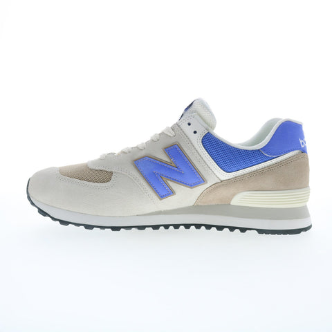New Balance 574 XU574UY2 Mens Gray Suede Lace Up Lifestyle Sneakers Shoes