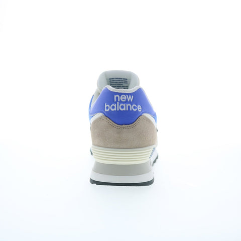 New Balance 574 XU574UY2 Mens Gray Suede Lace Up Lifestyle Sneakers Shoes