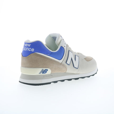 New Balance 574 XU574UY2 Mens Gray Suede Lace Up Lifestyle Sneakers Shoes