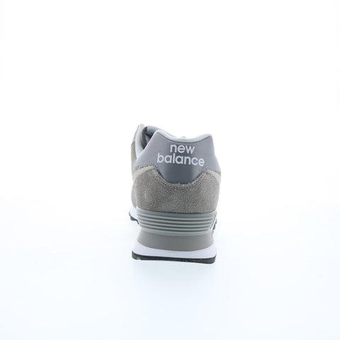 New Balance 574 XWL574EVG Womens Gray Suede Lifestyle Sneakers Shoes