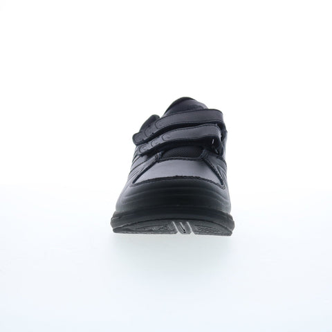 New Balance 813 XWW813HBK Womens Black Wide Leather Lifestyle Sneakers Shoes