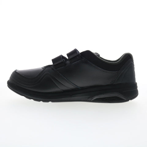 New Balance 813 XWW813HBK Womens Black Wide Leather Lifestyle Sneakers Shoes